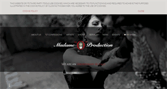 Desktop Screenshot of madameoproduction.com